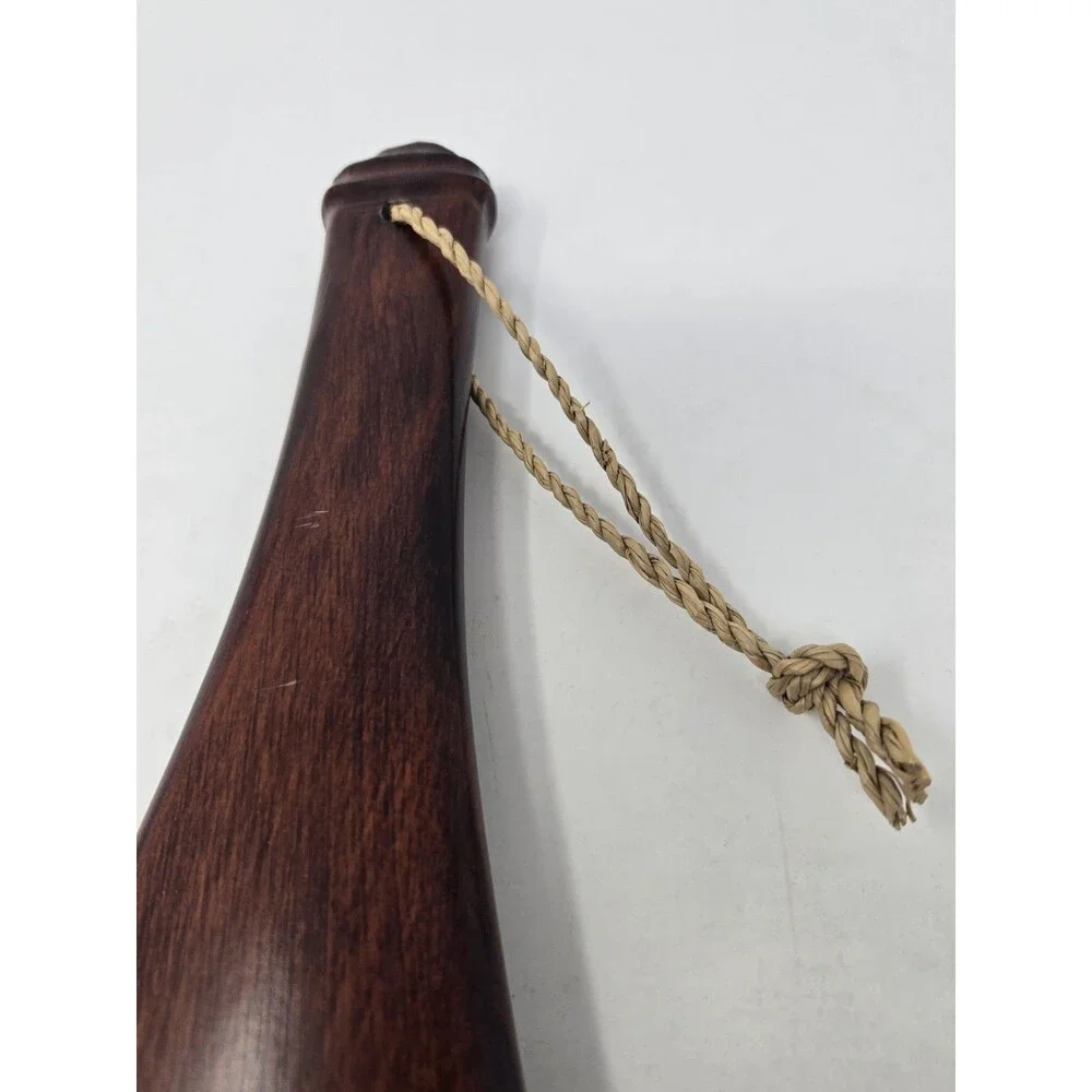 VINTAGE TRADITIONAL MAORI PATU TEAK WOOD HAND CLUB NEW ZEALAND SOUVENIR TRAVEL